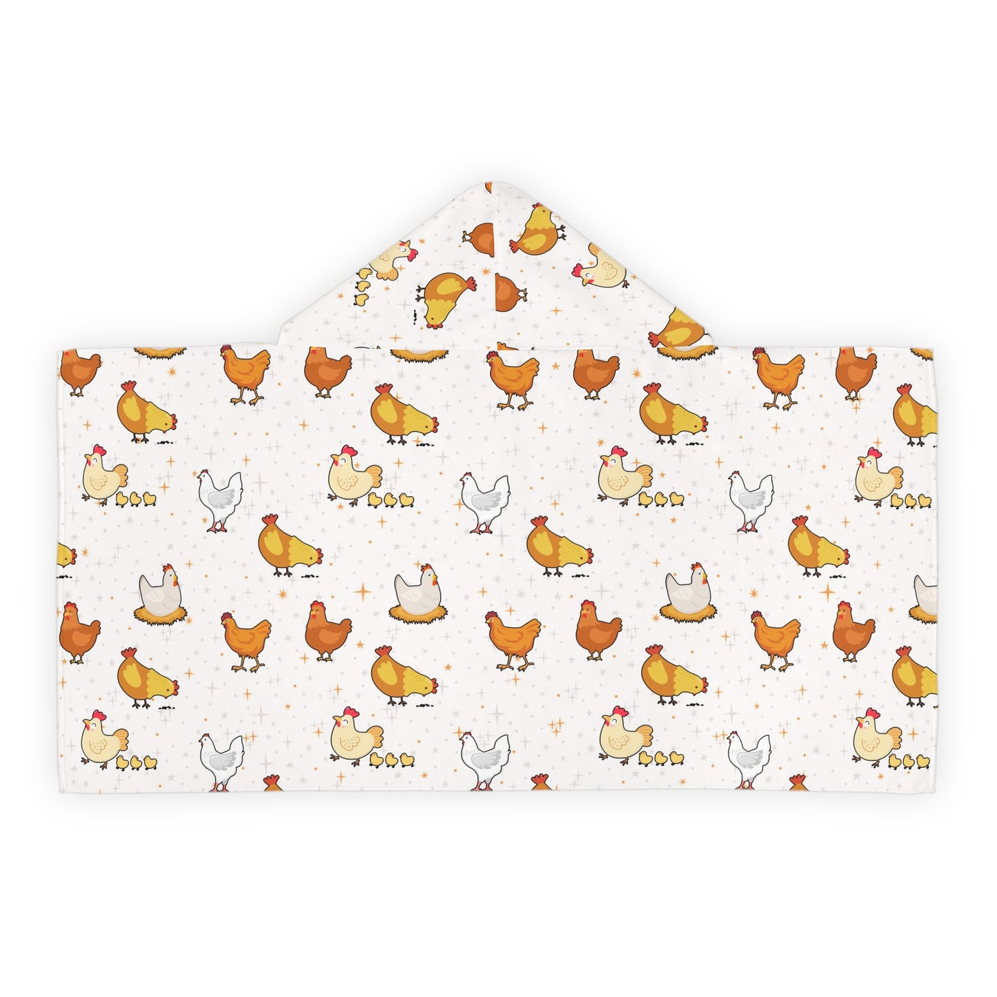 Kids Chicken Hooded Towel – Soft & Absorbent Bath & Beach Wrap