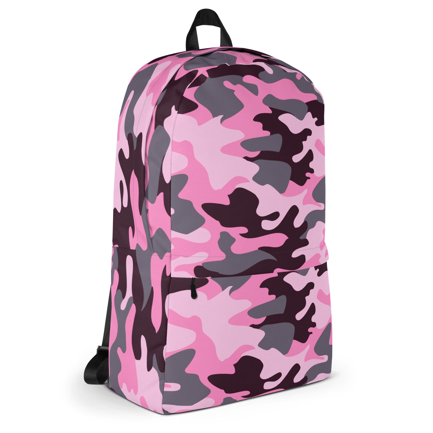 Girls Pink Camouflage Backpack