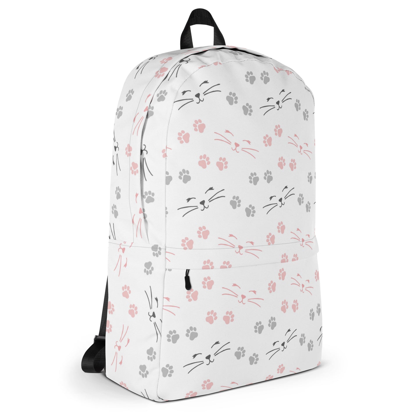 Girls Paw Print Cat Backpack