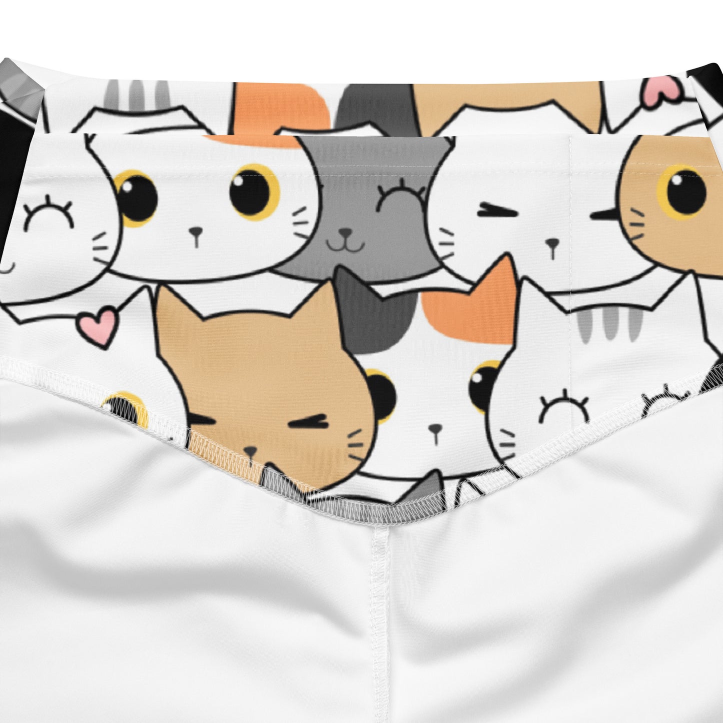 Women's Cat Face High Waist Flare Legging Pants