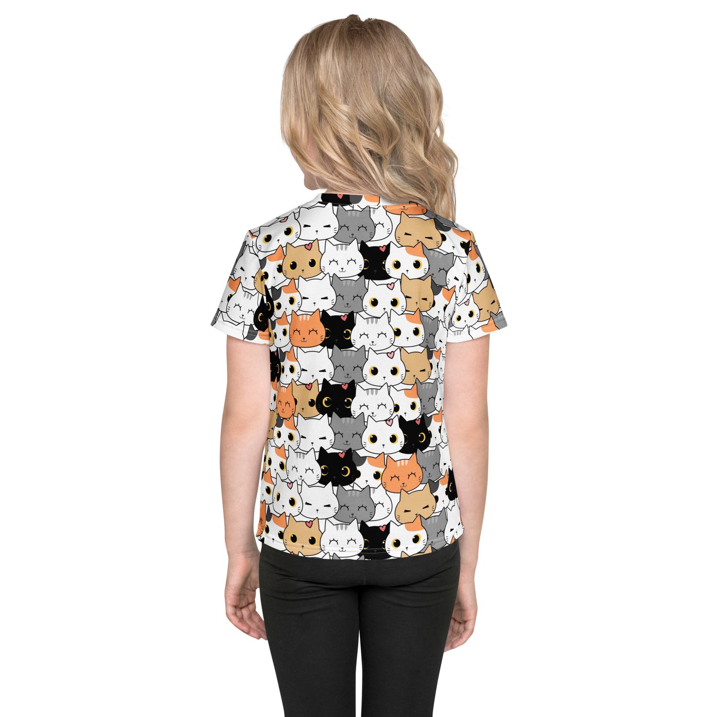Kids Cat Face T-Shirt