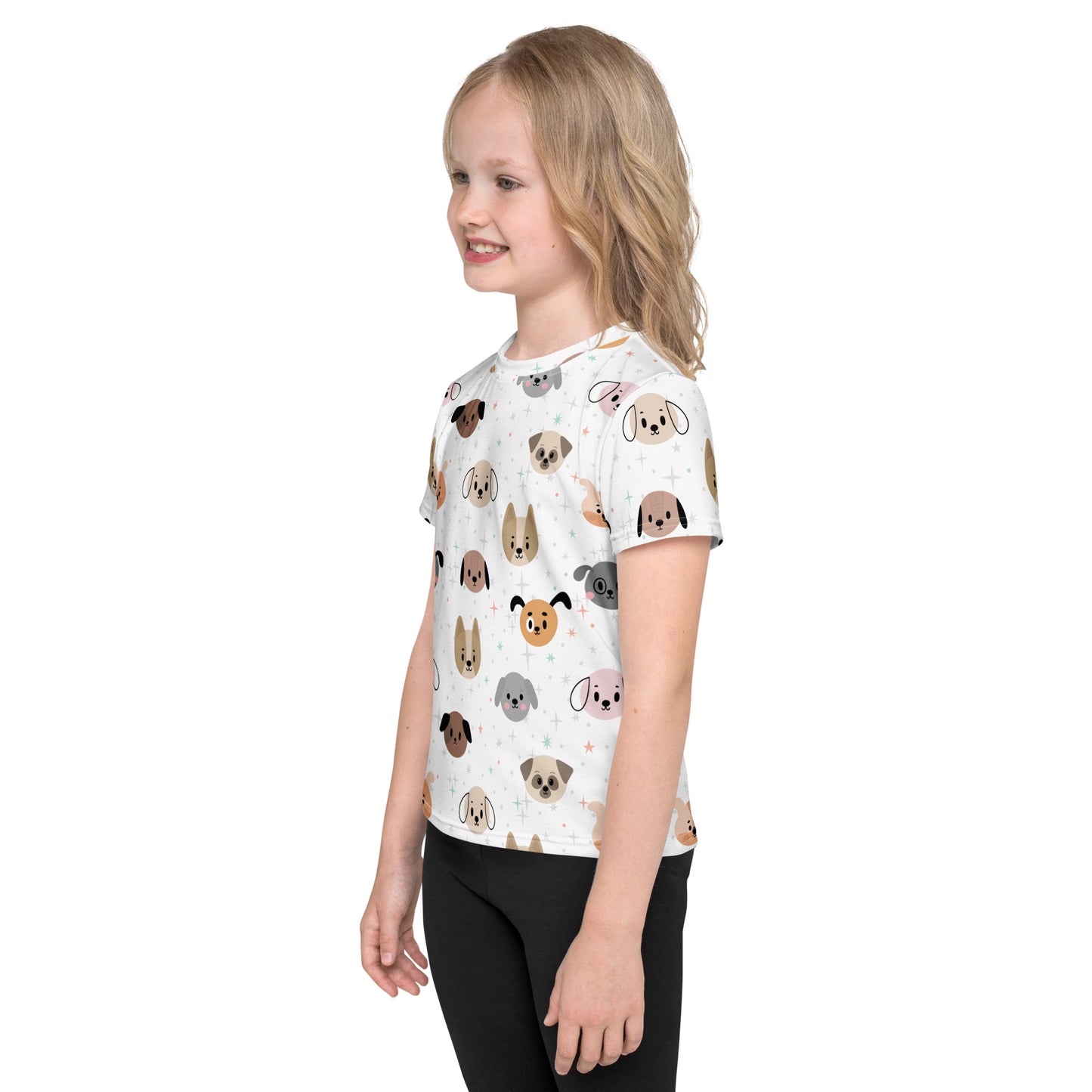 Kids Dog Face T-Shirt
