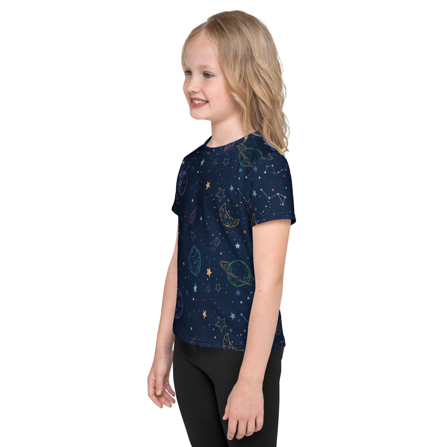 Kids Colorful Galaxy T-Shirt