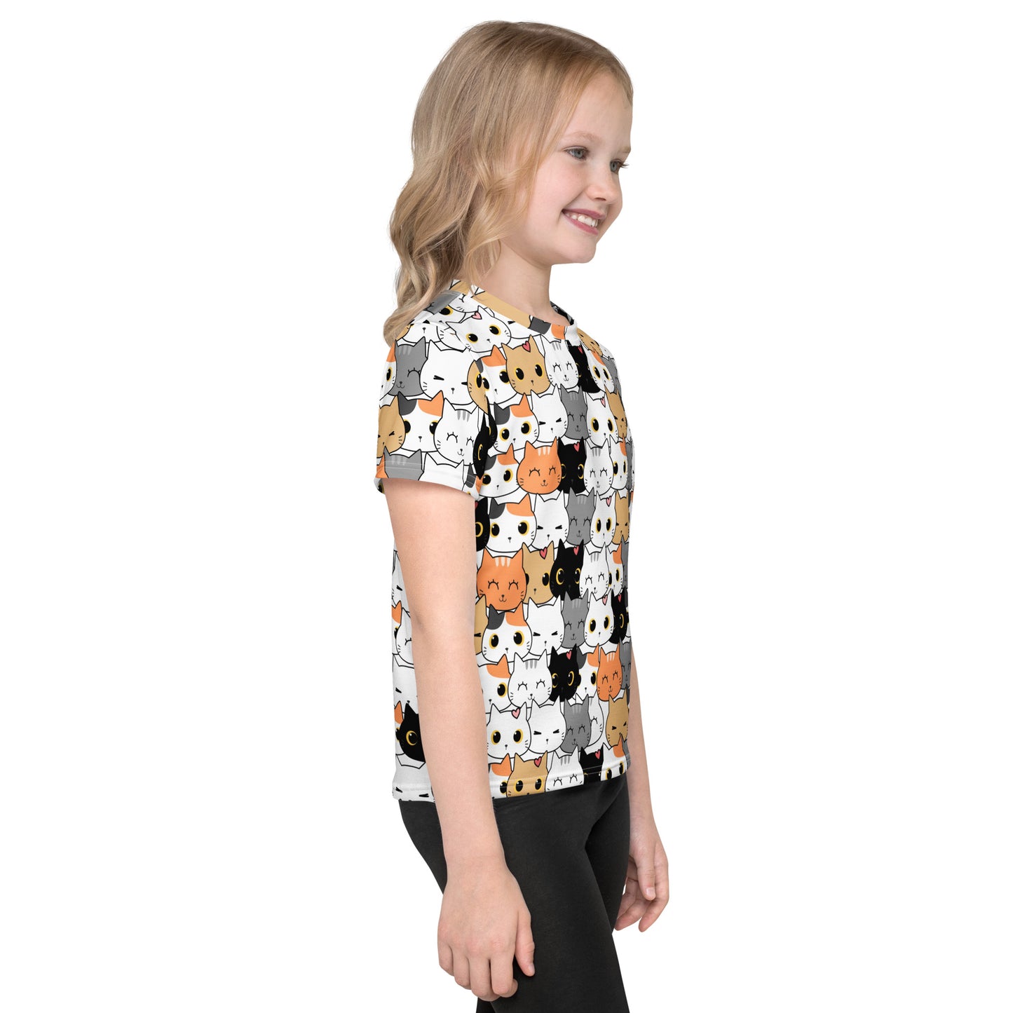 Kids Cat Face T-Shirt
