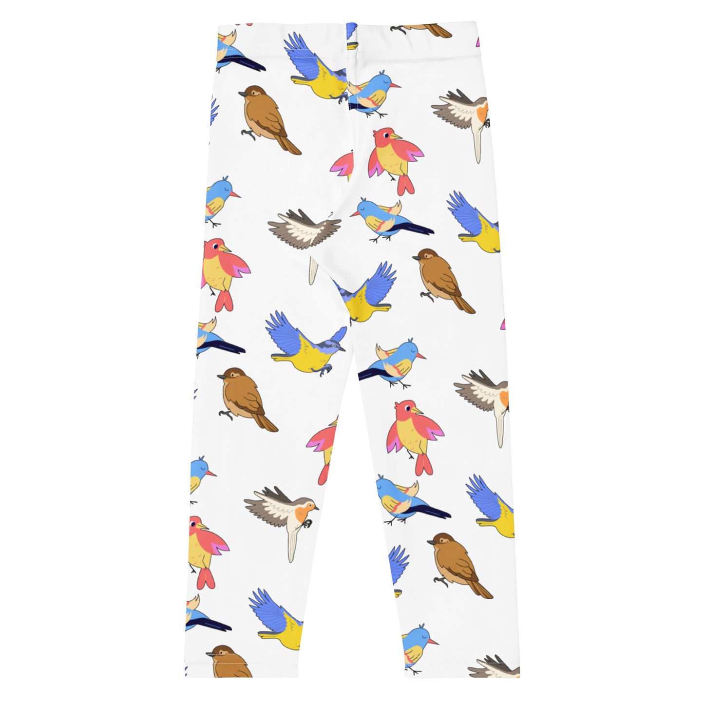 Kids Colorful Birds Buttery Soft Leggings