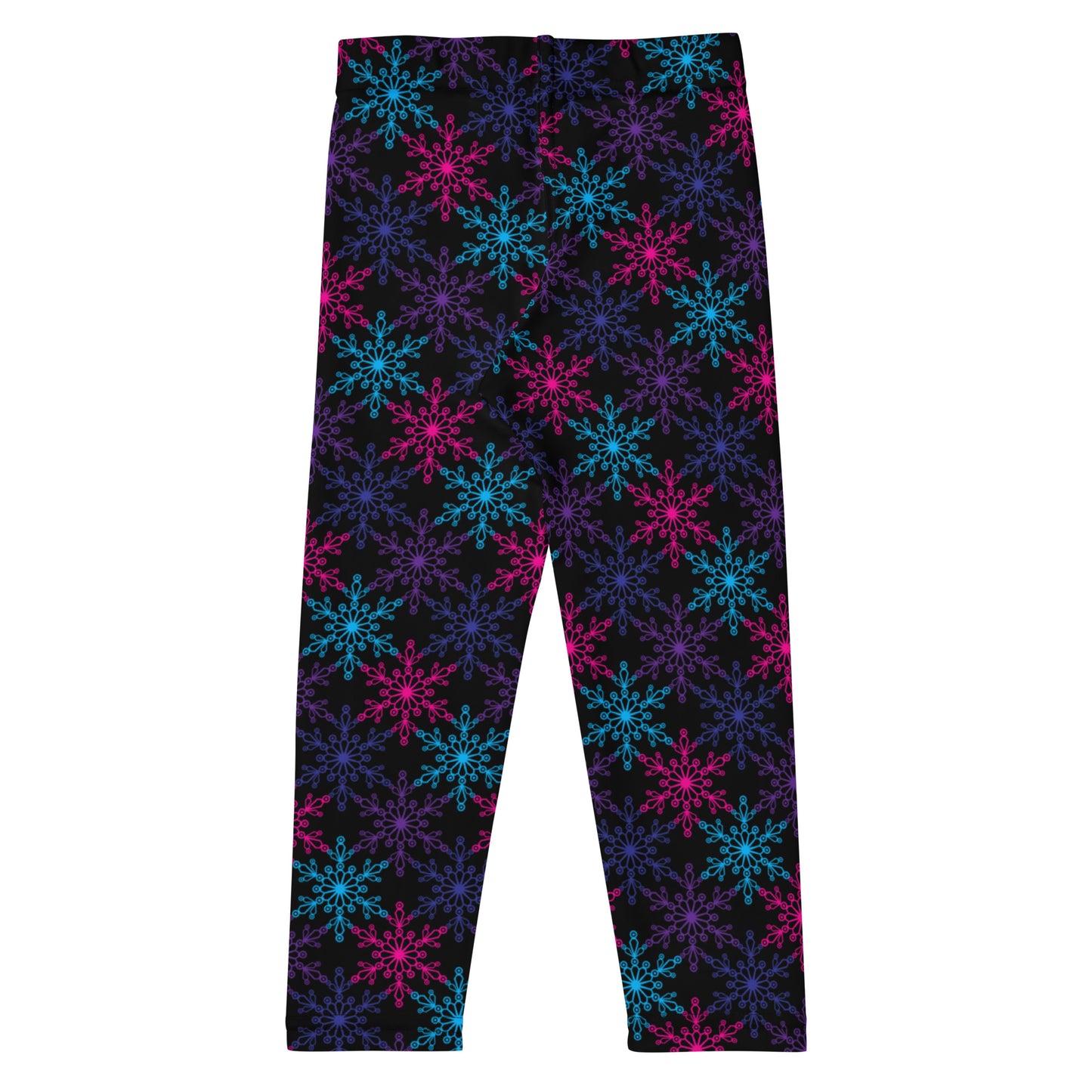 Girls Neon Snowflake Buttery Soft Leggings