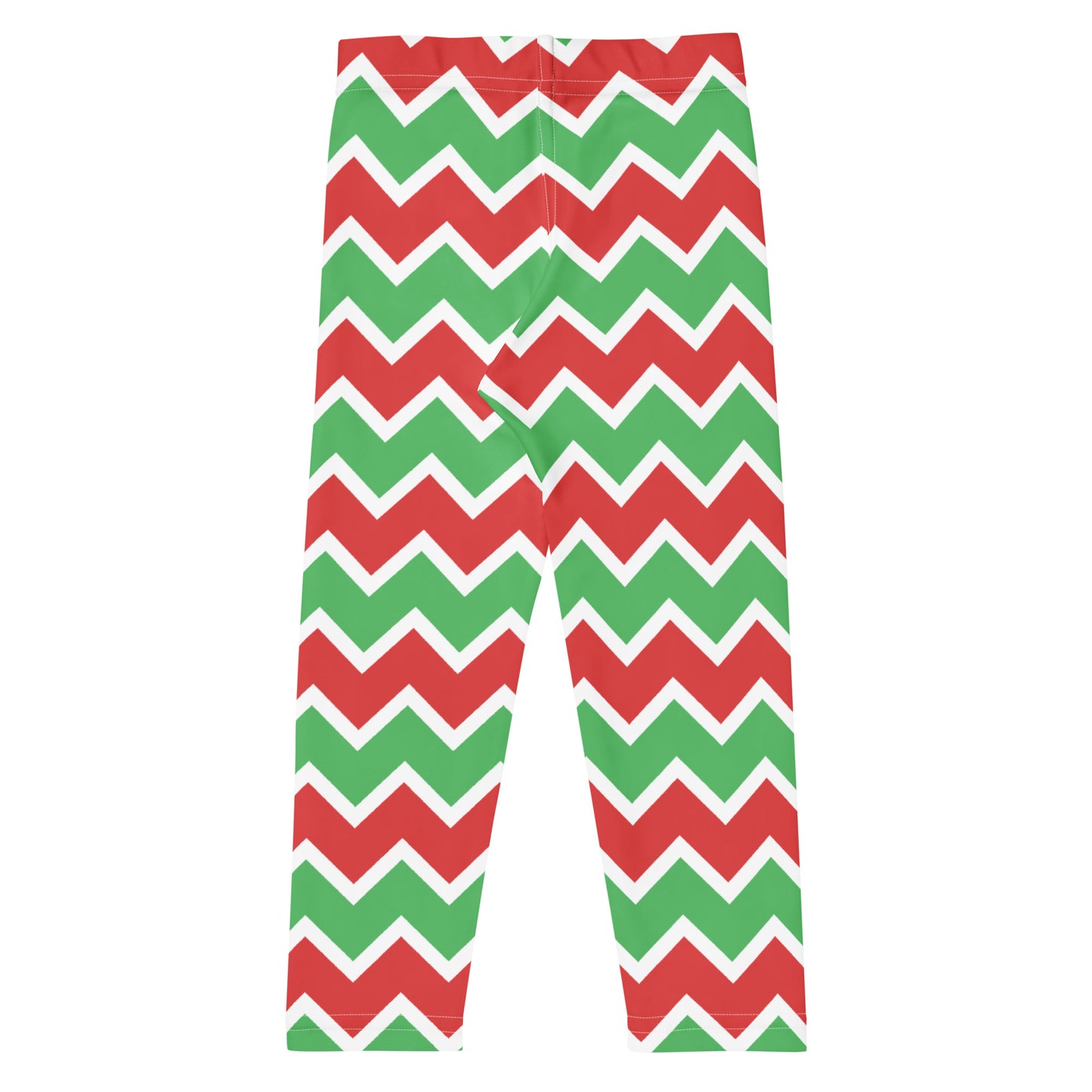 Kids Christmas Chevron Striped Buttery Soft Leggings