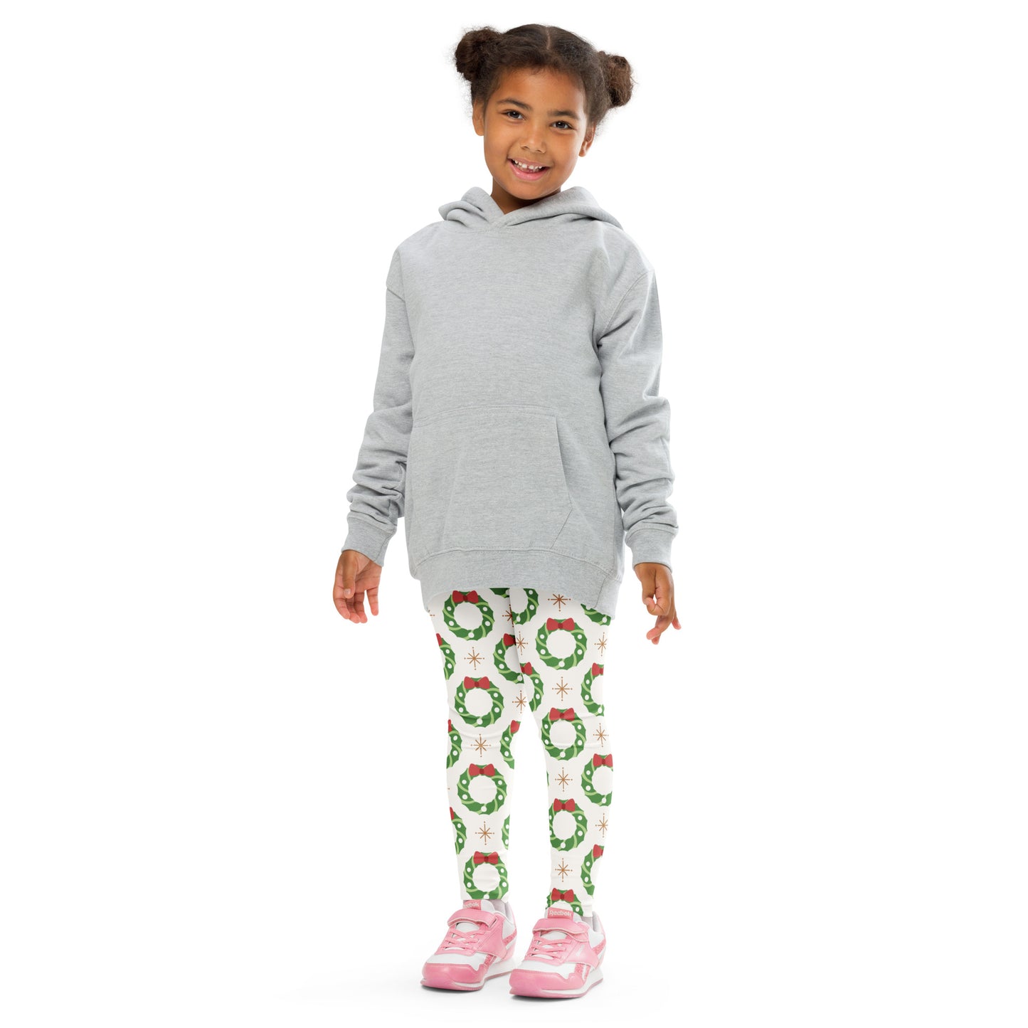 Kids Holiday Wreath Buttery Soft Leggings