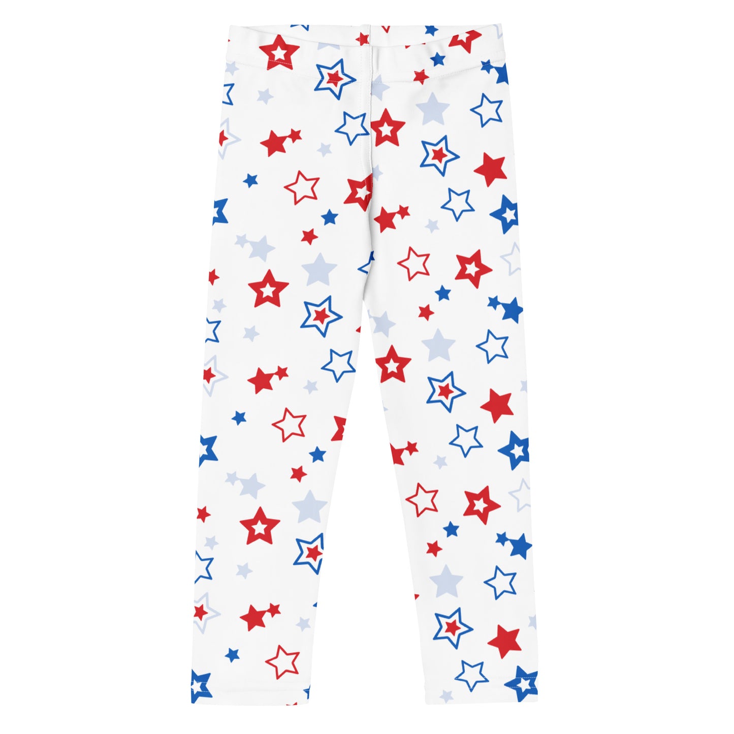 Kids Red, White & Blue Stars Buttery Soft Leggings