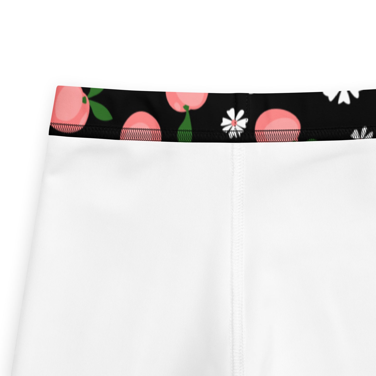 Girls Peach Blossom Print Buttery Soft Leggings