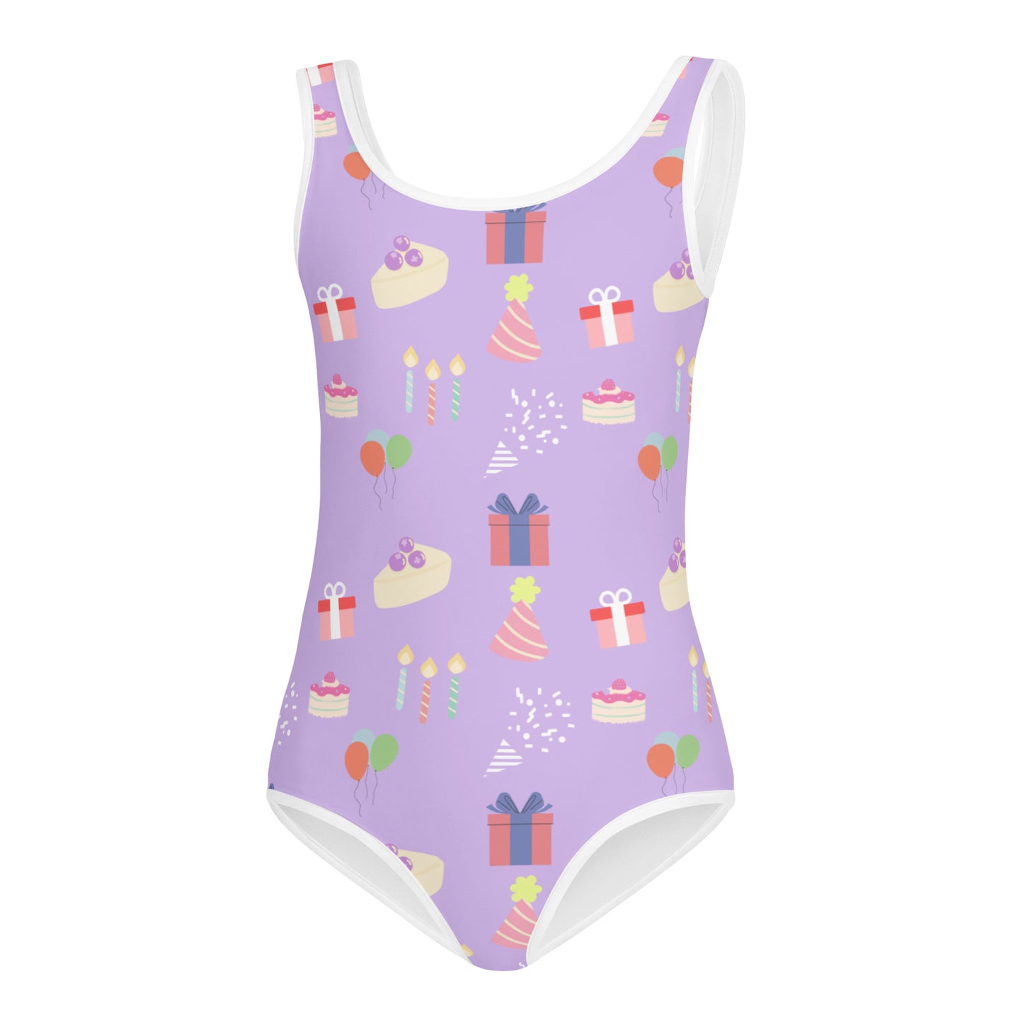 Girls Birthday Party Buttery Soft Leotard