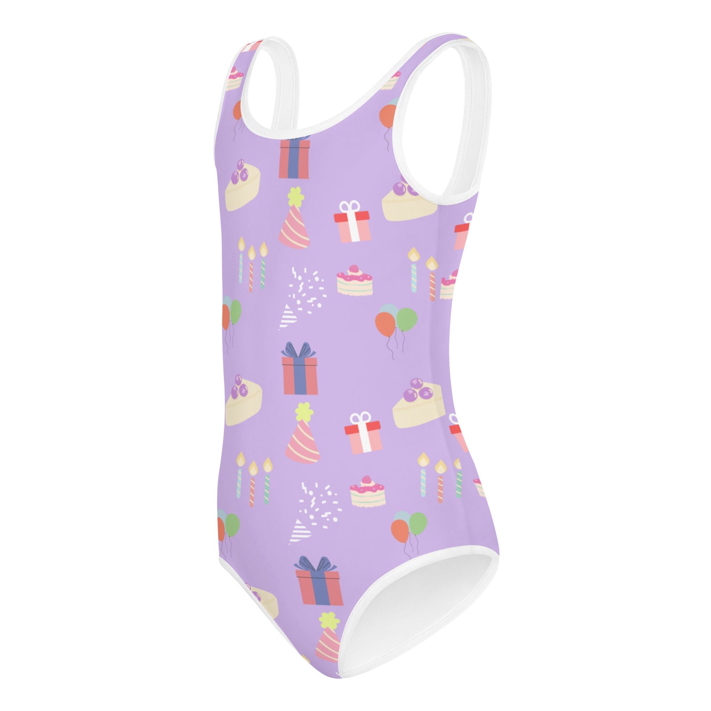 Girls Birthday Party Buttery Soft Leotard