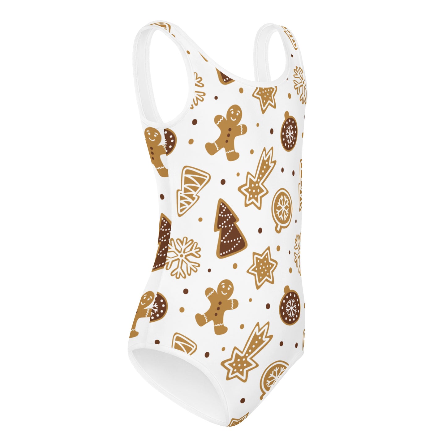 Girls Gingerbread Cookies Christmas Leotard