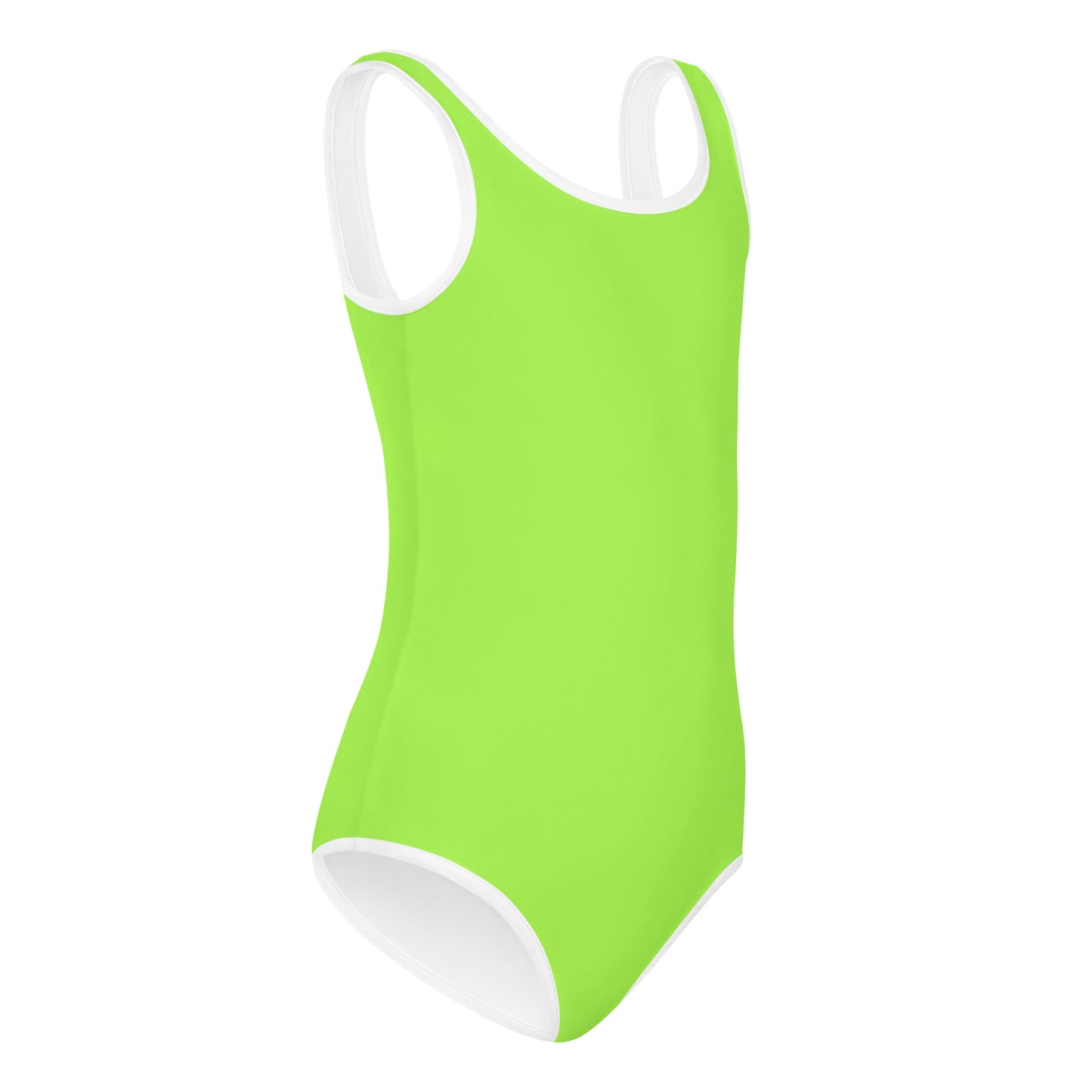 Girls Lime Green Buttery Soft Leotard