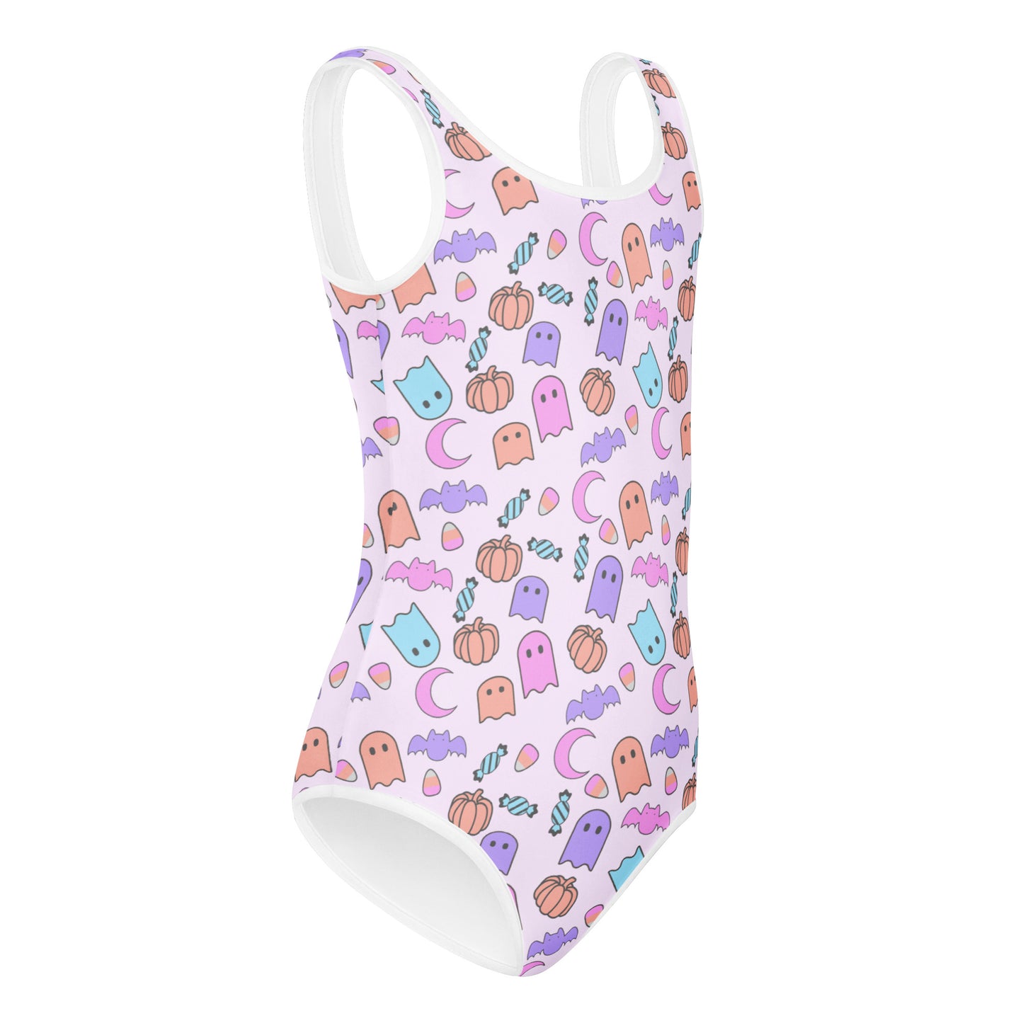 Girls Halloween Pattern Buttery Soft Leotard - Quick Drying For Dance and Gymnastics
