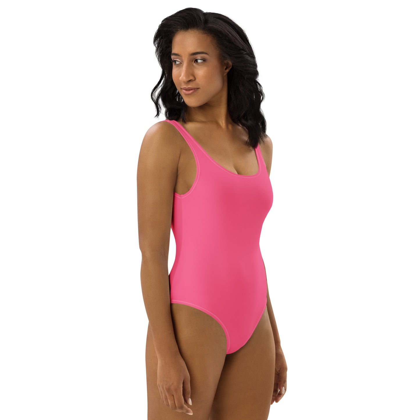 Women's Pink Buttery Soft Swimsuit With UPF 50+