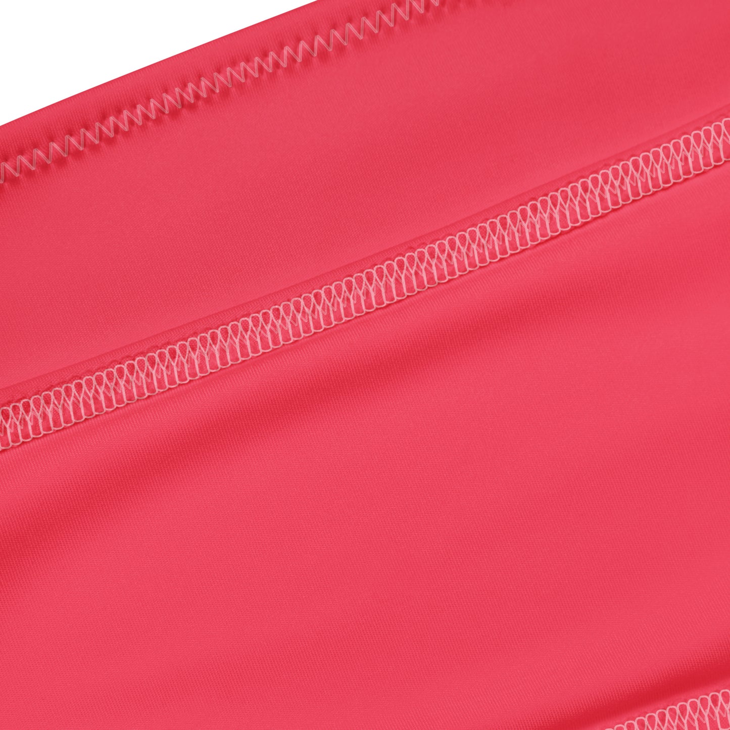 Women's Crimson Pink Recycled Bandeau Bikini - Quick Drying Fabric With UPF 50+