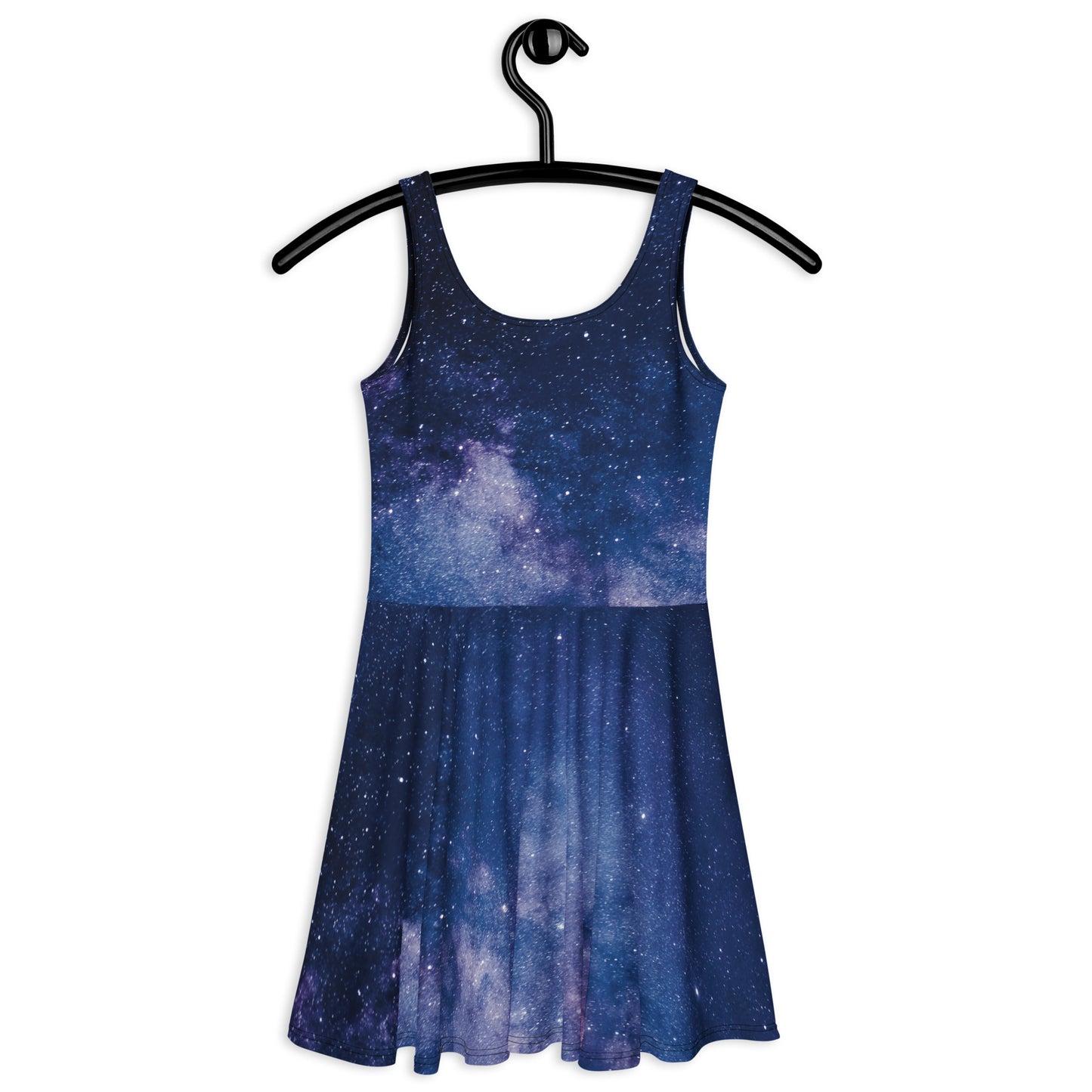 Women's Realistic Galaxy Buttery Soft Skater Dress With UPF 50+