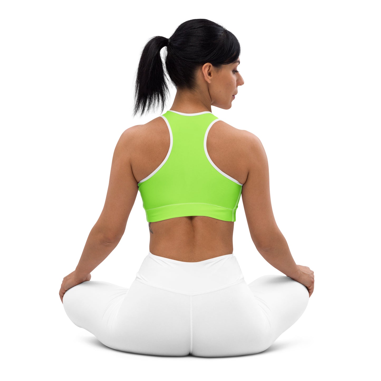 Women's Lime Green Quick Drying Sports Bra