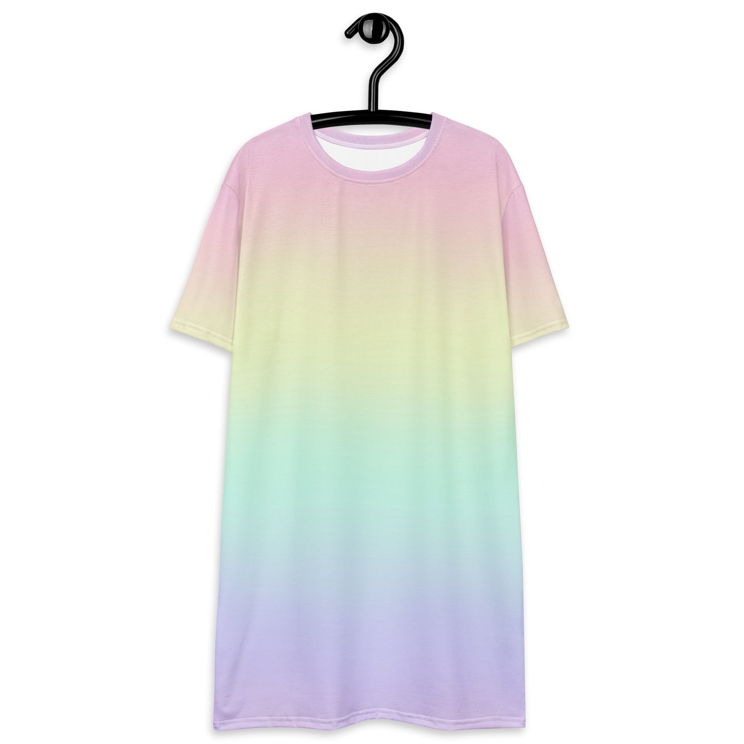 Women's Rainbow Pastel T-Shirt Dress