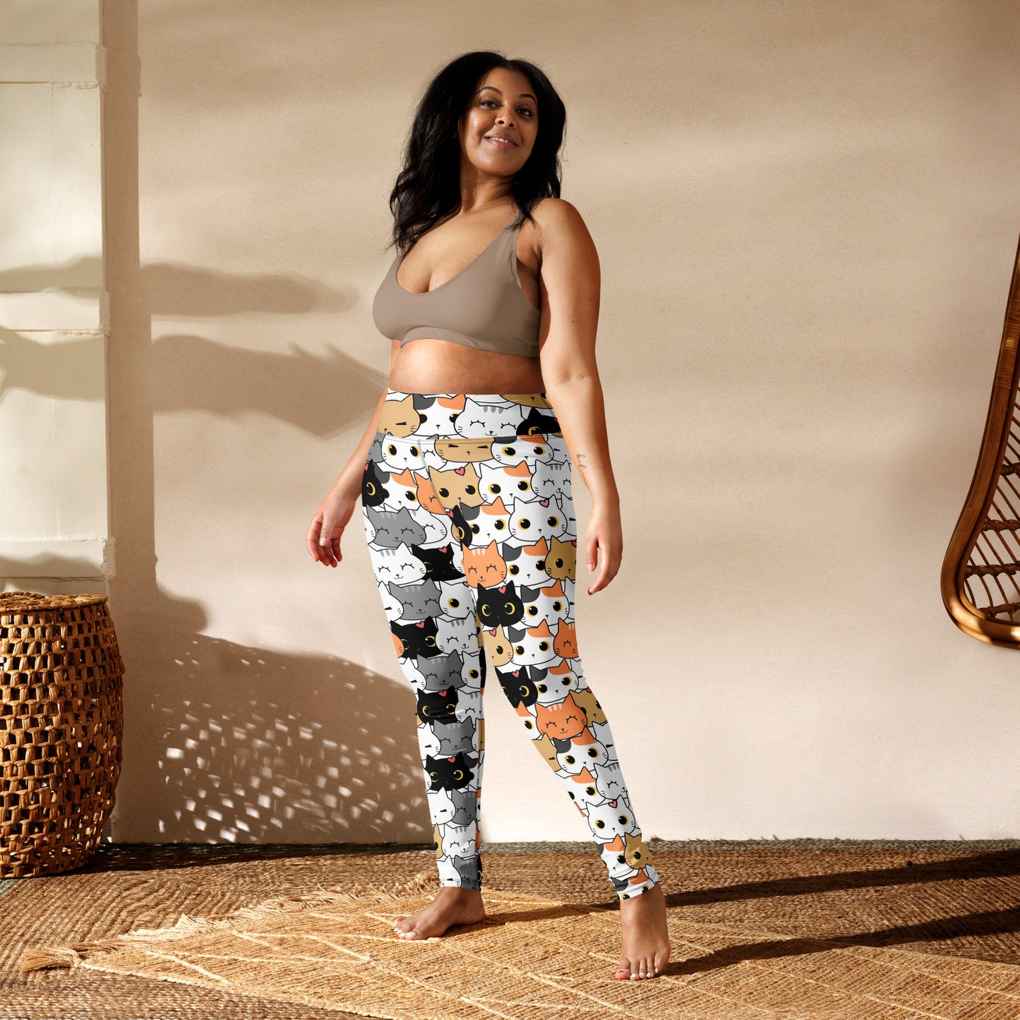 Women's Cat Buttery Soft Yoga Leggings