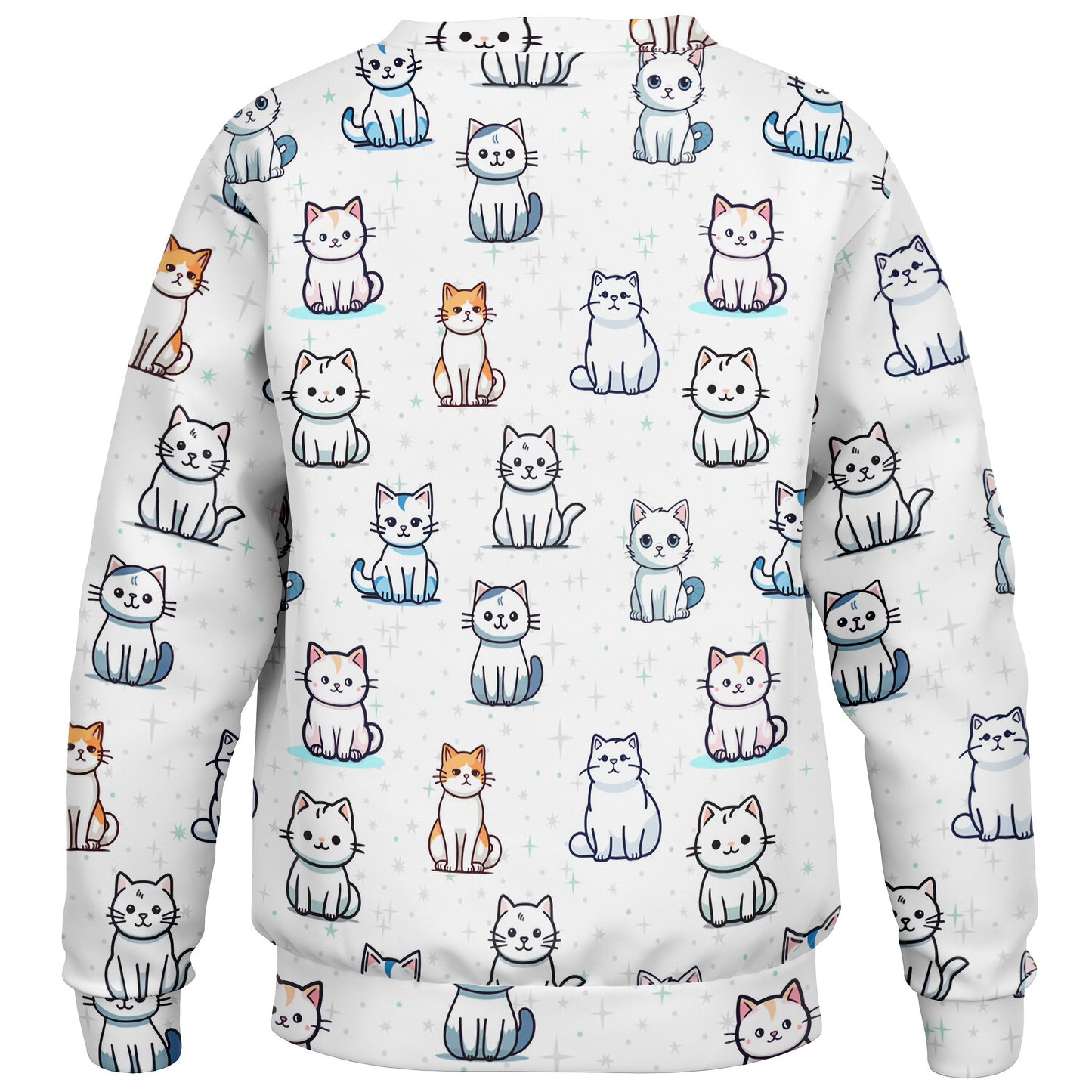 Girls Cat Pattern Sweatshirt