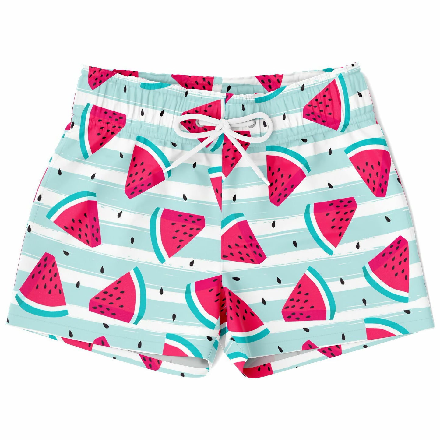 Boys Striped Watermelon Quick Drying Swim Trunks