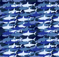 Blue Shark Camo Pattern