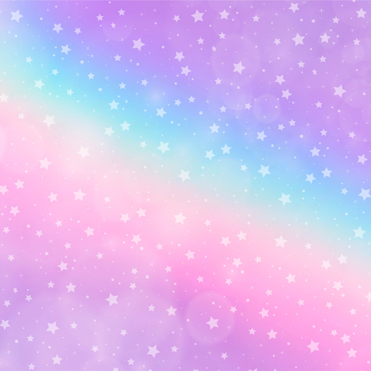 Rainbow Stars Pattern 