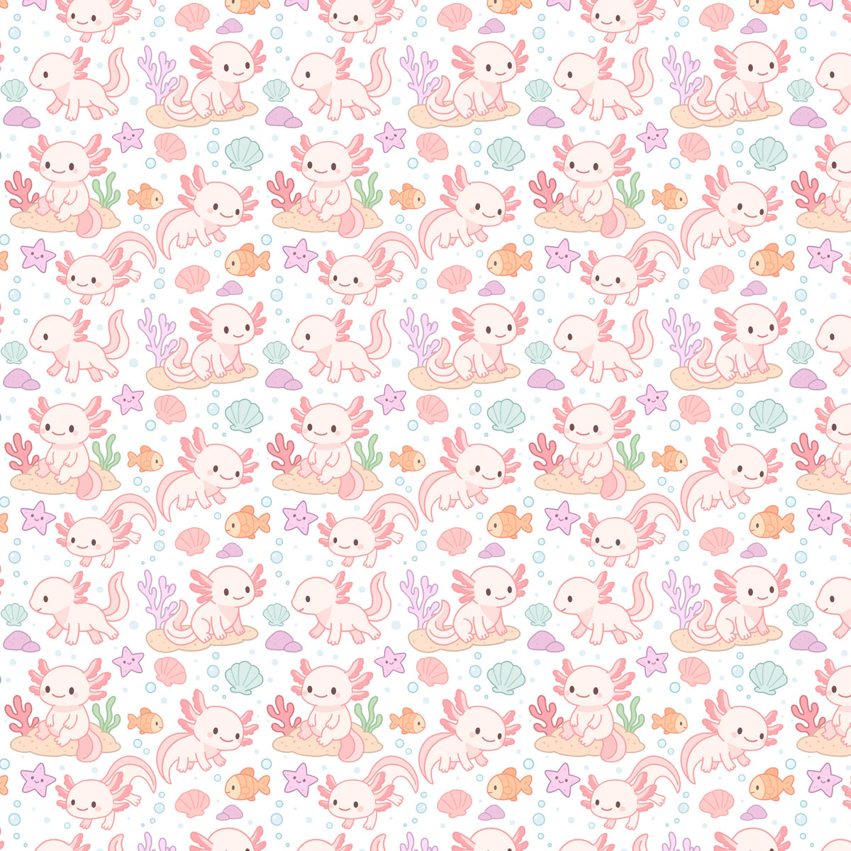 Axolotl Pattern 