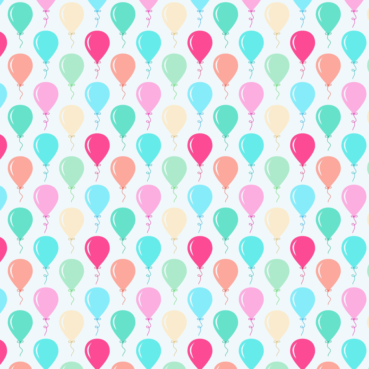 Colorful Balloons Pattern 