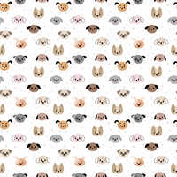 Dog Face Pattern