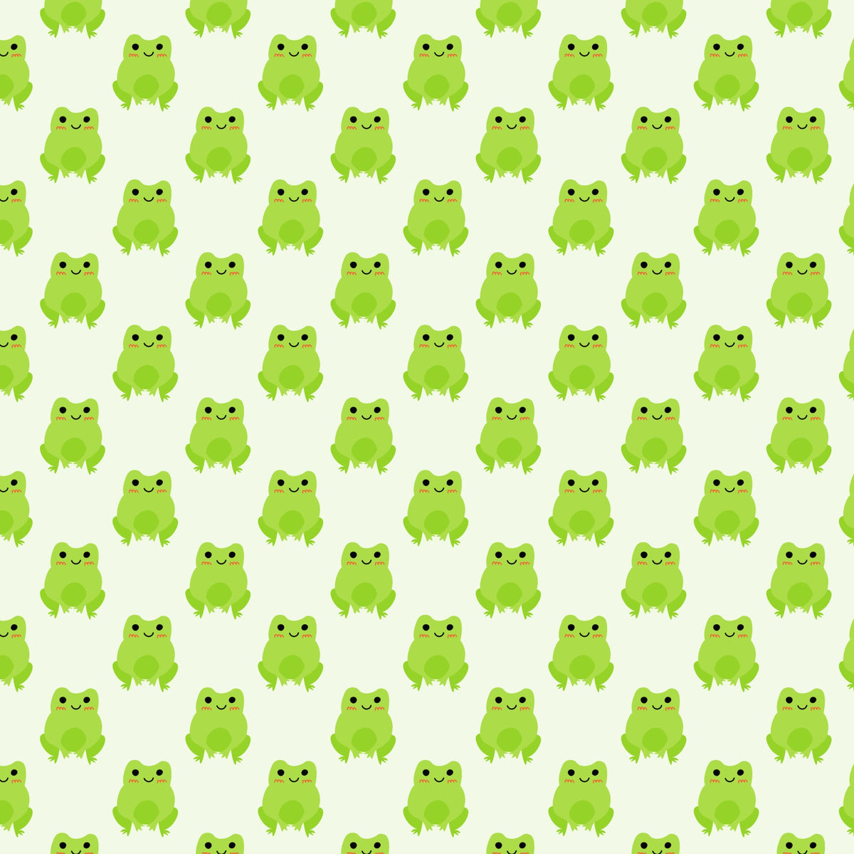 Green Frog Pattern 