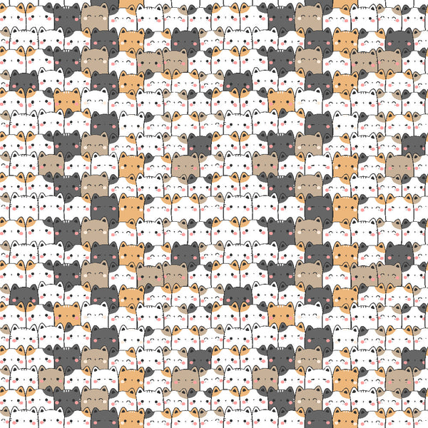 Kawaii Cat Pattern