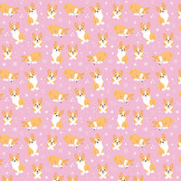 Pink Corgi Pattern