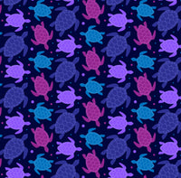 Purple Sea Turtle Pattern