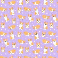 Purple Corgi Pattern