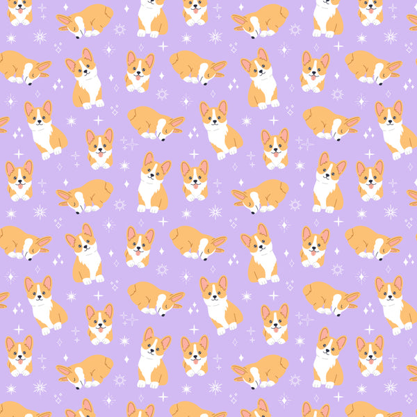 Purple Corgi Pattern