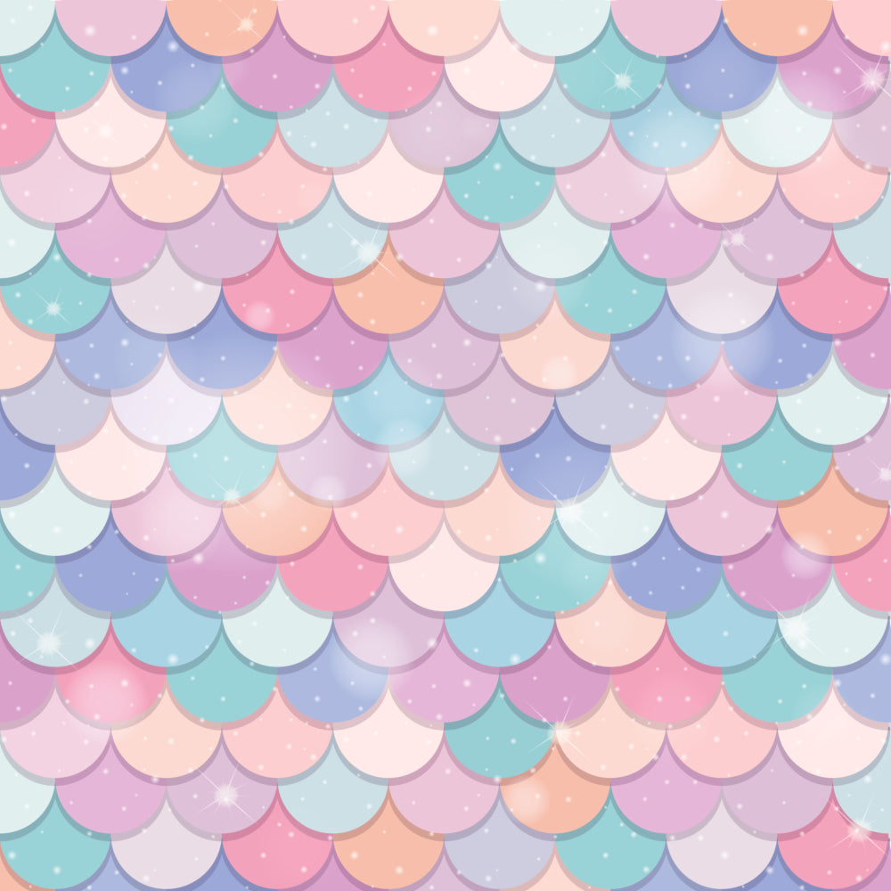 Rainbow Mermaid Pattern 
