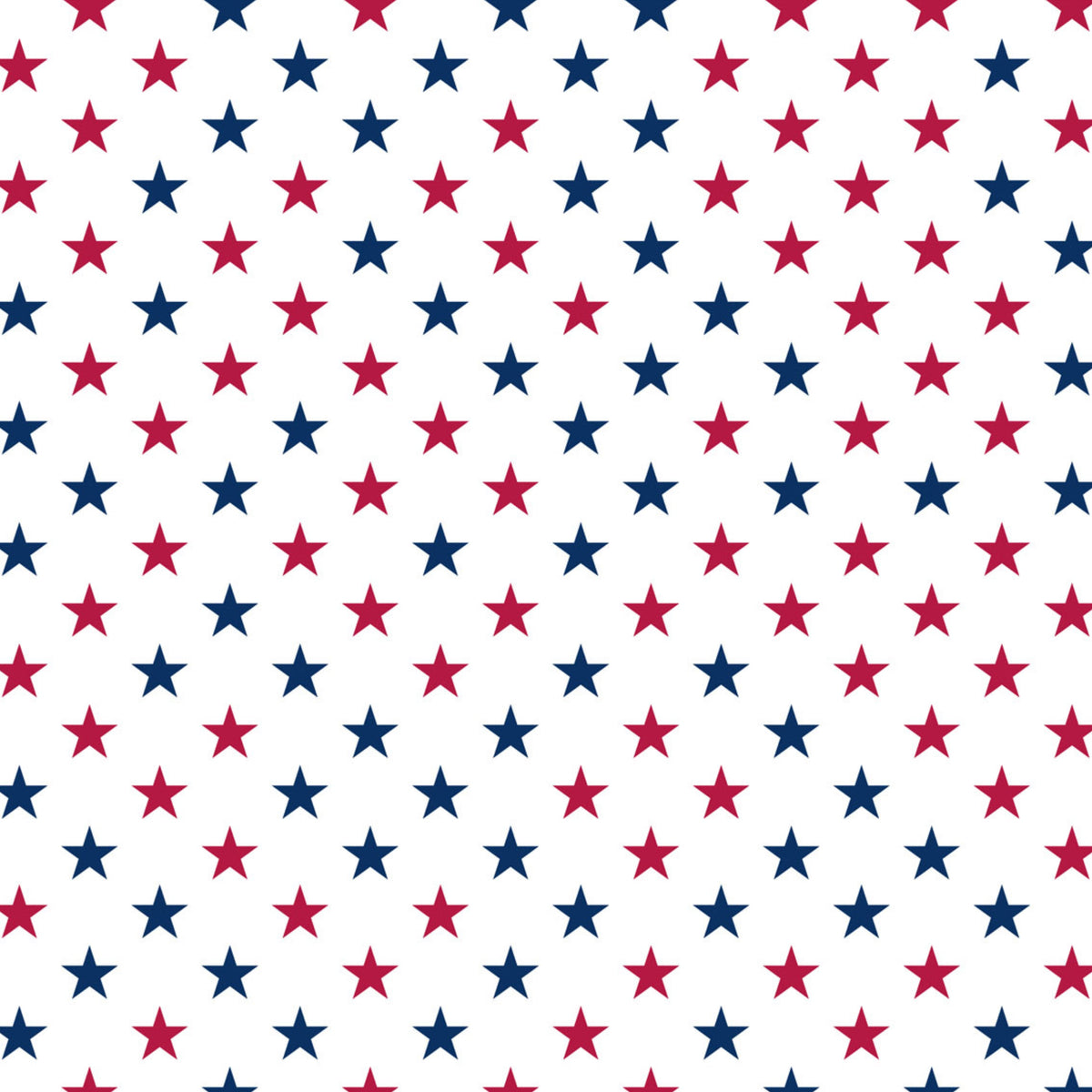 Red and Blue Stars USA Pattern 
