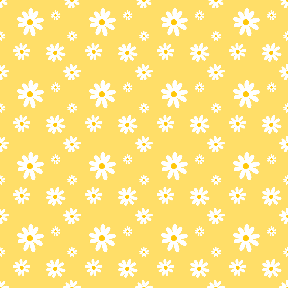 Yellow Daisy Pattern 