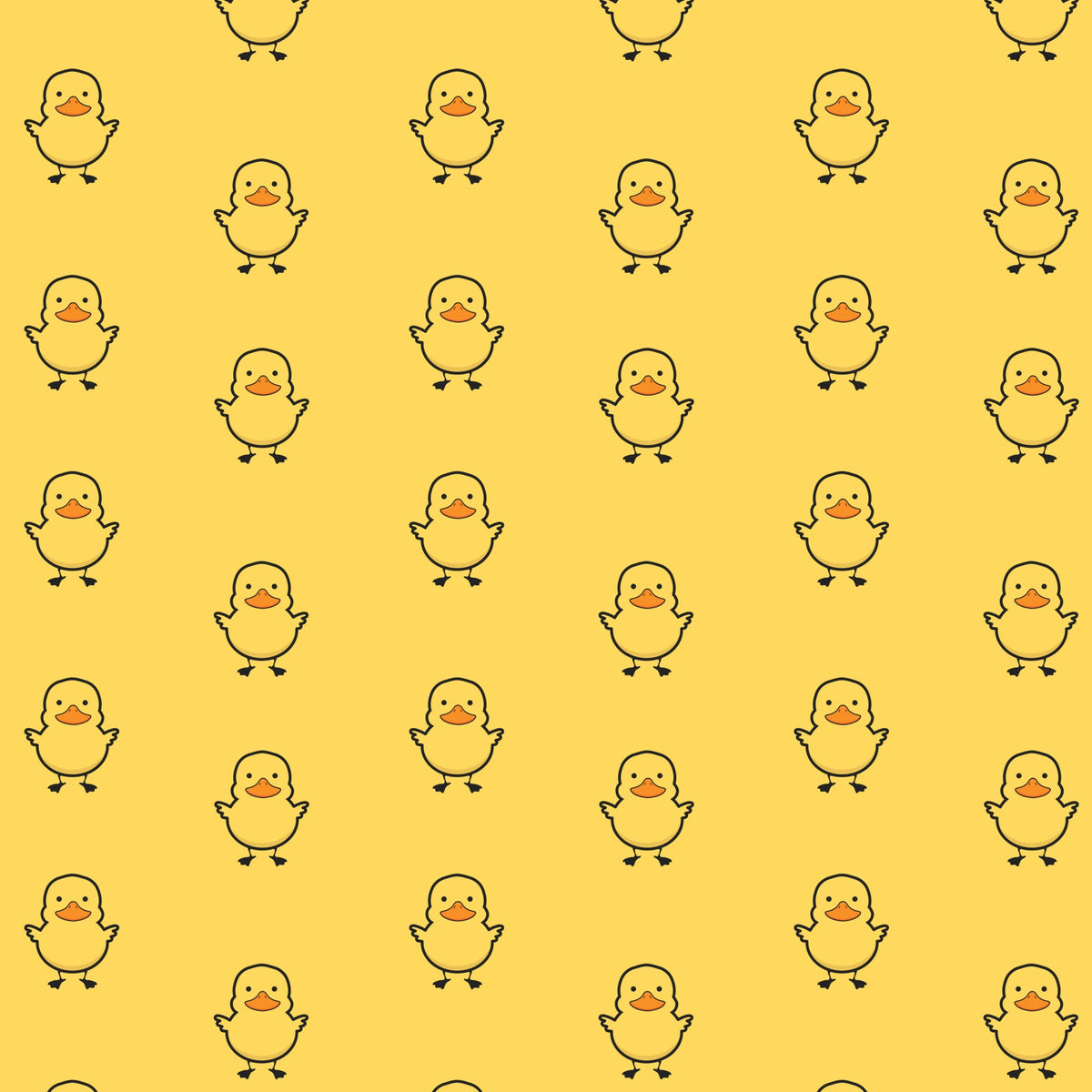 Yellow Rubber Duck Pattern 