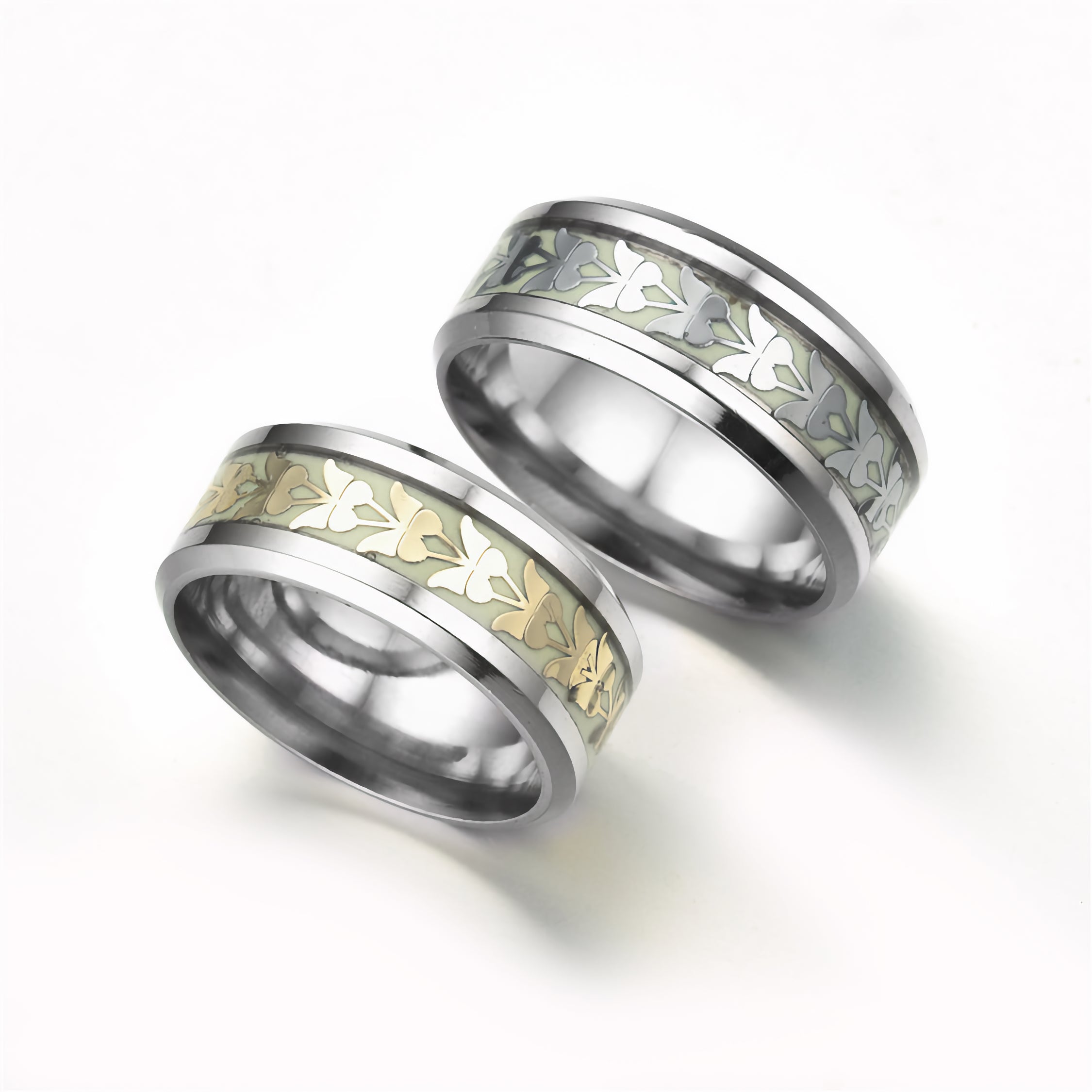 Luminous Butterfly Ring