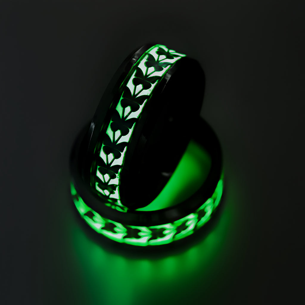 Luminous Butterfly Ring