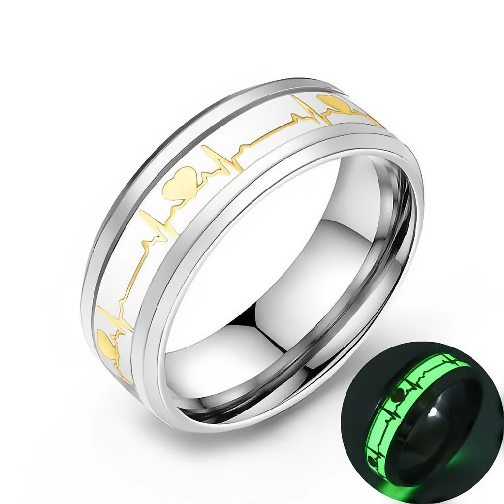 Luminous Heartbeat Nurse Ring