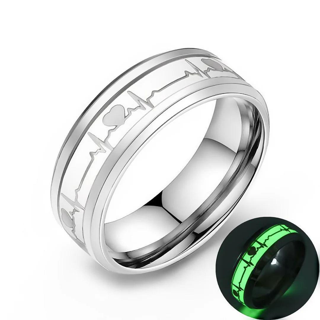 Luminous Heartbeat Nurse Ring