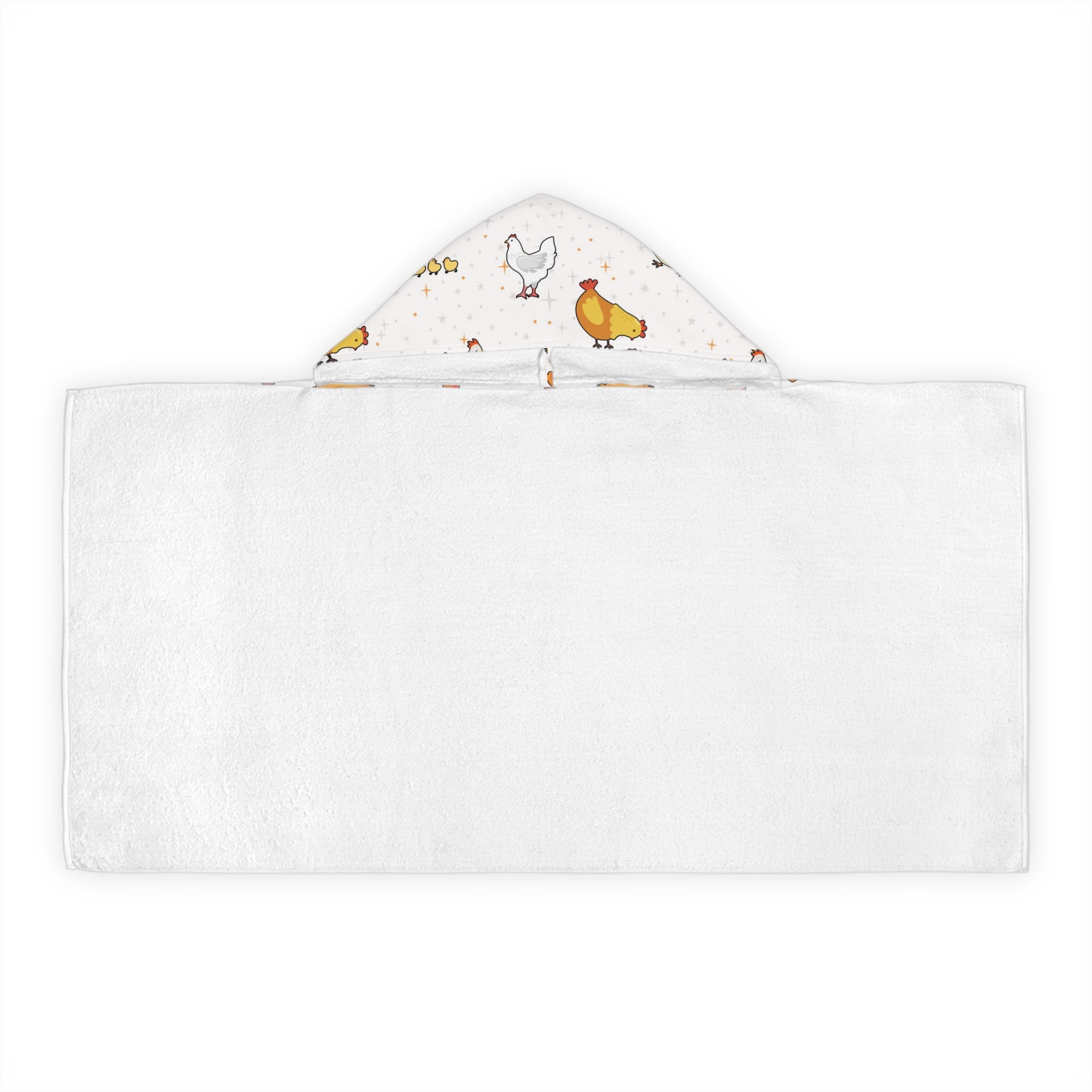 Kids Chicken Hooded Towel – Soft & Absorbent Bath & Beach Wrap