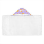 Girls Purple Corgi Dog Hooded Towel – Soft & Absorbent Bath & Beach Wrap