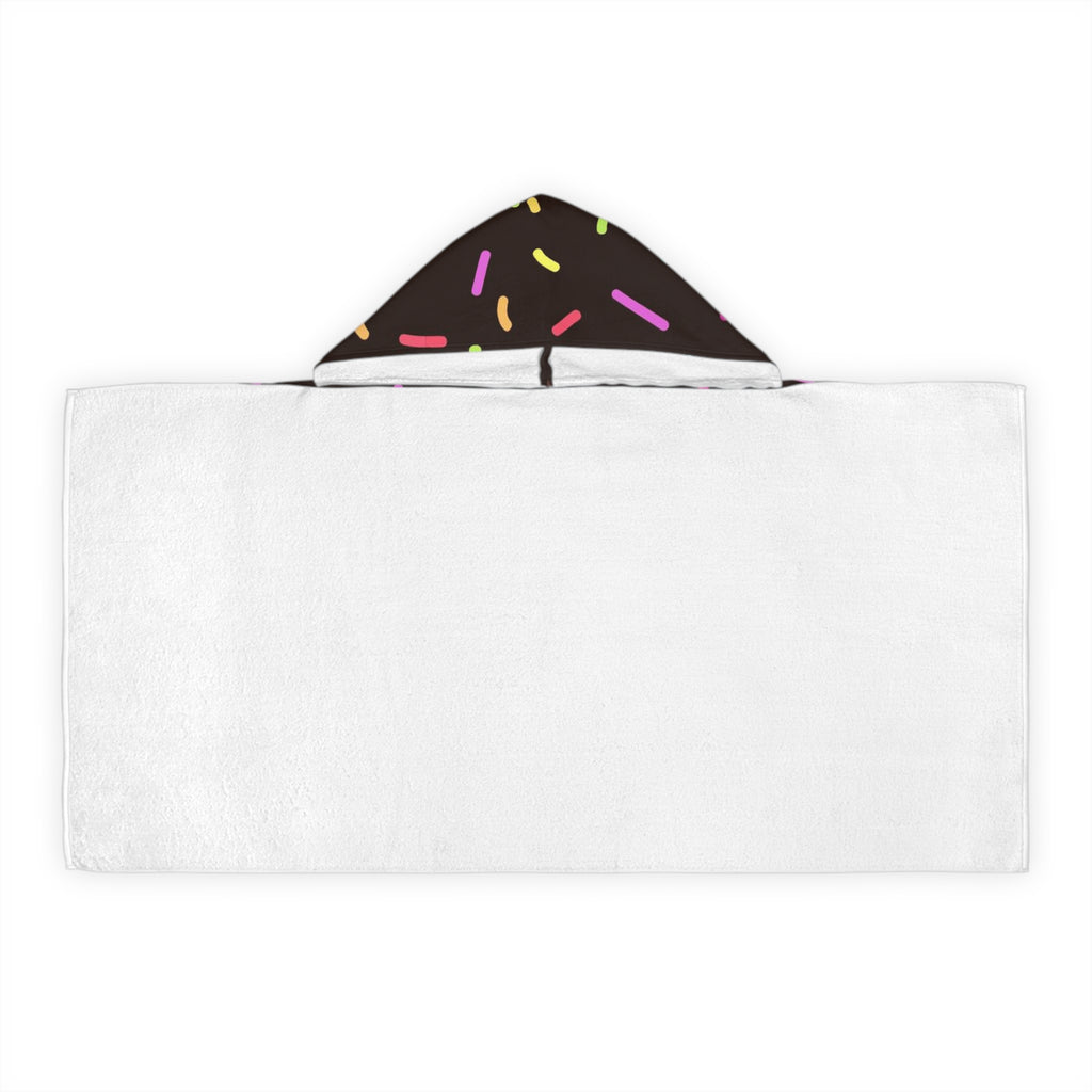 Kids Chocolate Ice Cream Cone Hooded Towel – Soft & Absorbent Bath & Beach Wrap