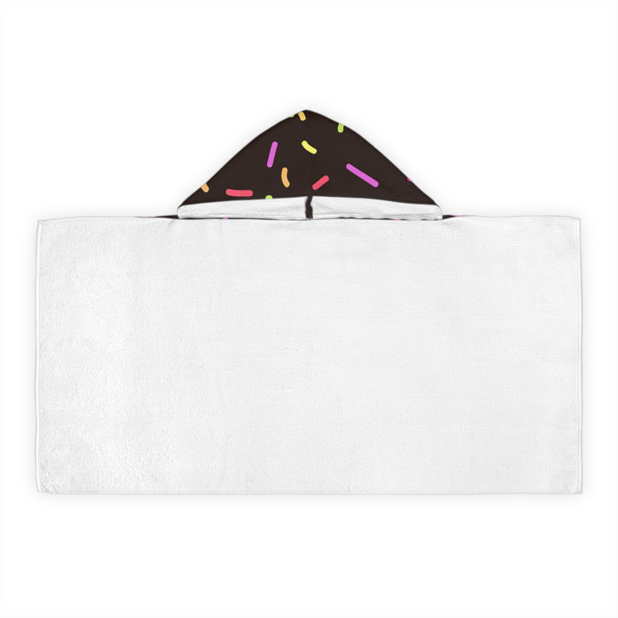 Kids Chocolate Ice Cream Cone Hooded Towel – Soft & Absorbent Bath & Beach Wrap